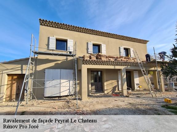 Ravalement de façade  peyrat-le-chateau-87470 Rénov Pro José