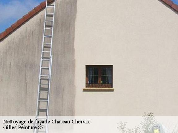 Nettoyage de façade  chateau-chervix-87380 Rénov Pro José