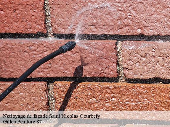 Nettoyage de façade saint-nicolas-courbefy-87230 Gilles Peinture 87