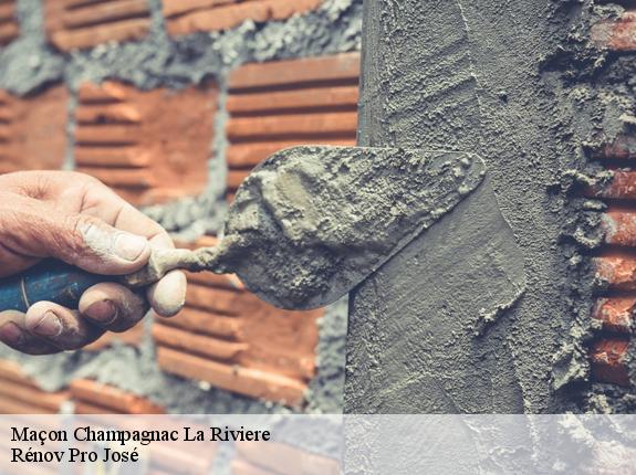 Maçon  champagnac-la-riviere-87150 Rénov Pro José