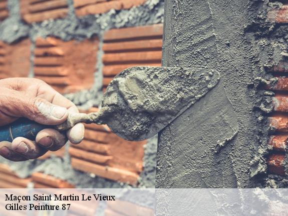 Maçon saint-martin-le-vieux-87700 Gilles Peinture 87