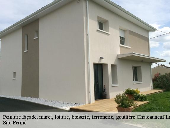 Peinture façade, muret, toiture, boiserie, ferronerie, gouttière chateauneuf-la-foret-87130 Site Fermé