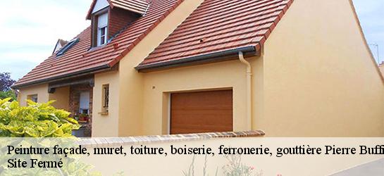 Peinture façade, muret, toiture, boiserie, ferronerie, gouttière 87260